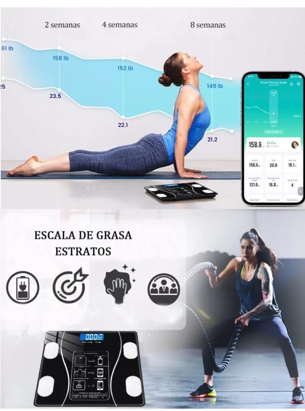 Bascula Corporal Bluetooth - Imagen 12