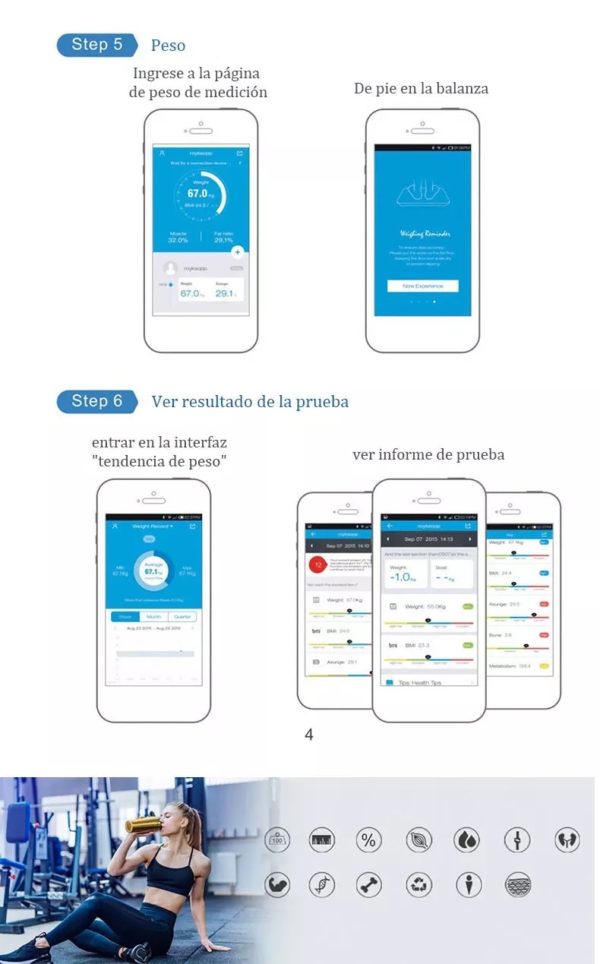 Bascula Corporal Bluetooth - Imagen 15