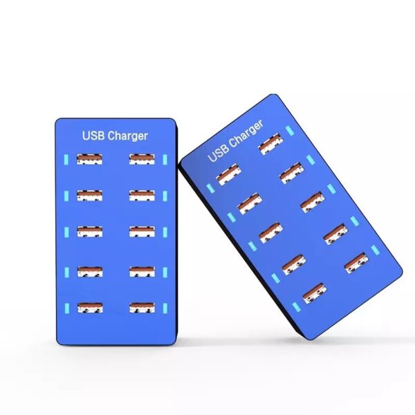 Cargador Con 10 Puertos Usb