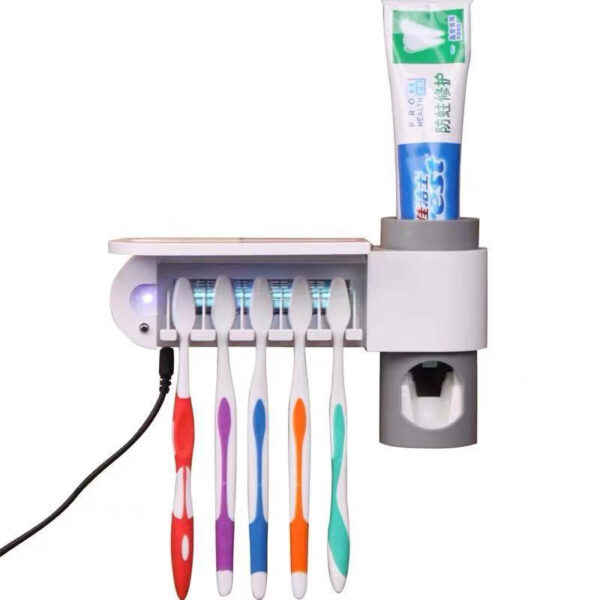 Dispensador de Pasta dental Con Sanitizador