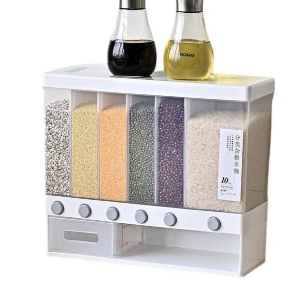 Dispensador De Cereal 6 Divisiones