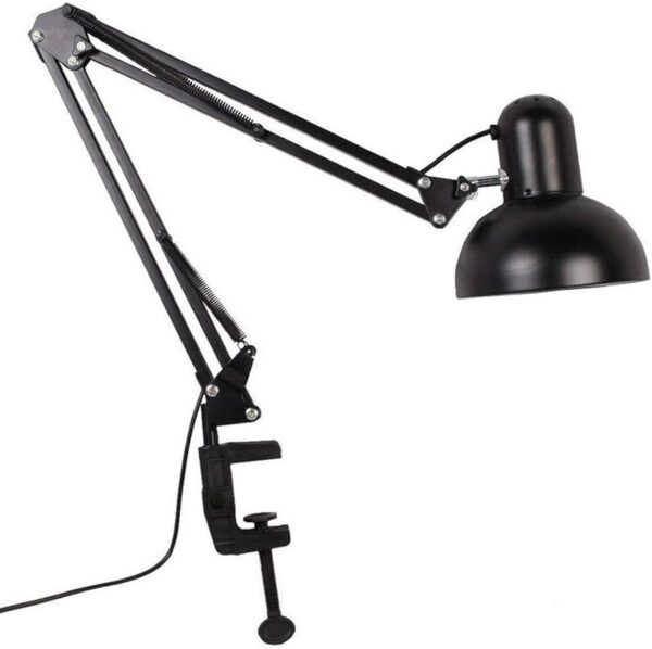 Swing Arm Lampara Para Escritorio AD-800 Negro