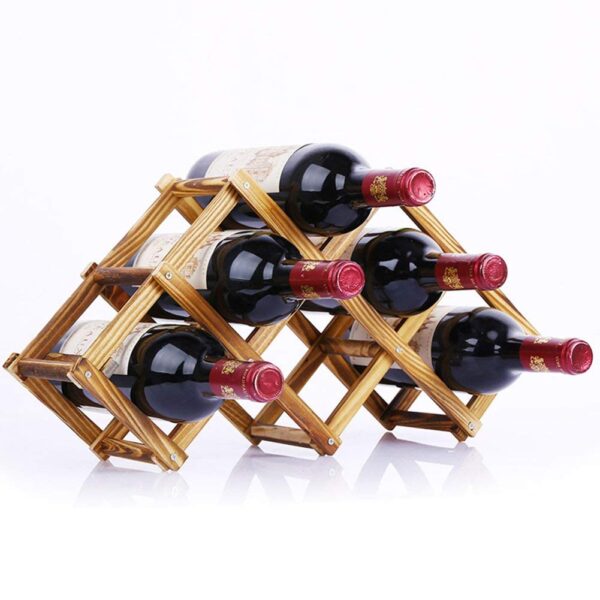 Exhibidor De Vino De Madera