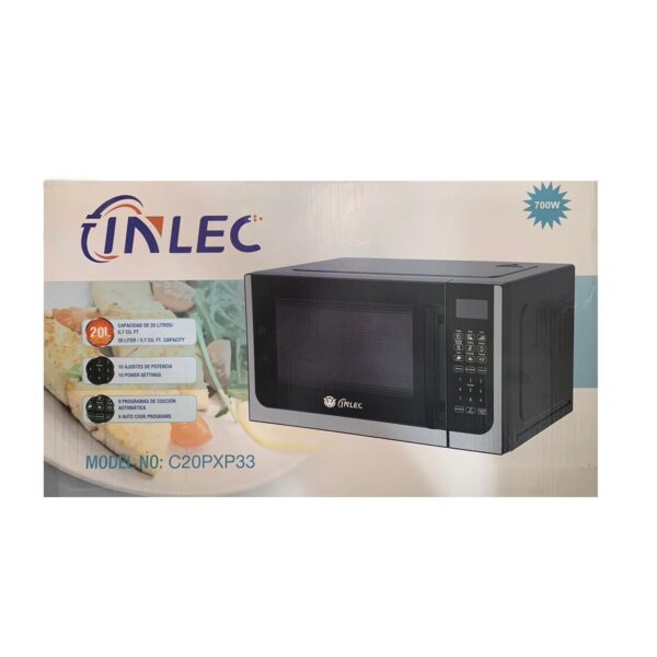 Microondas WINLEC de 20 Litros (Negro) - Imagen 2