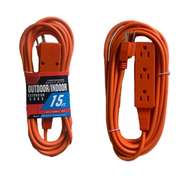 Extensión con Regleta Naranja de 15 FT - Imagen 2