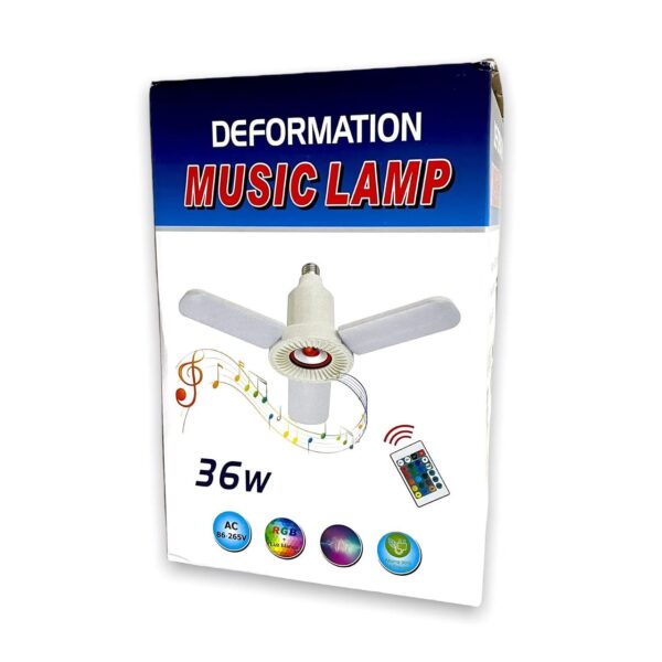 Lámpara LED de Techo Plegable con Bocina Bluetooth BD-6678 - Imagen 5