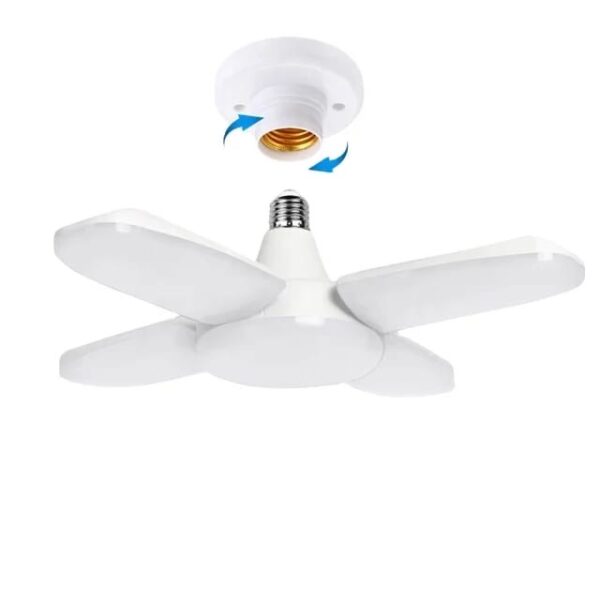 Lámpara de Techo Plegable de 4 Alas Luz LED Superbrillante de 60 WATT 810-66000 - Imagen 2