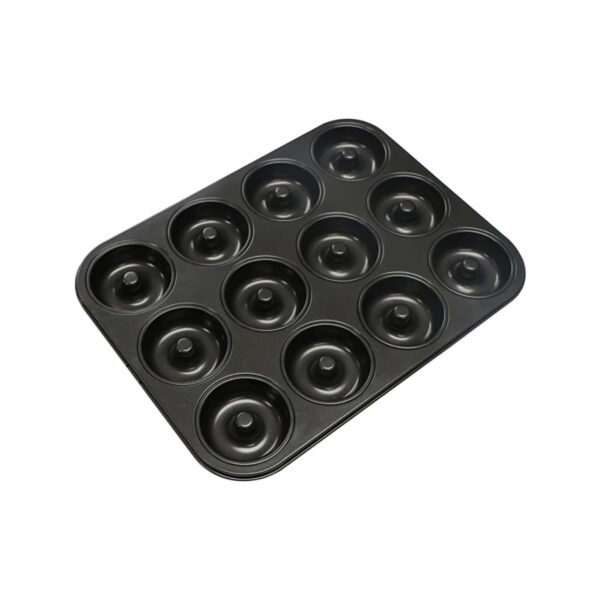 Molde de Metal Rectangular de 12 Cavidades para Hornear Mini Donas - Imagen 2