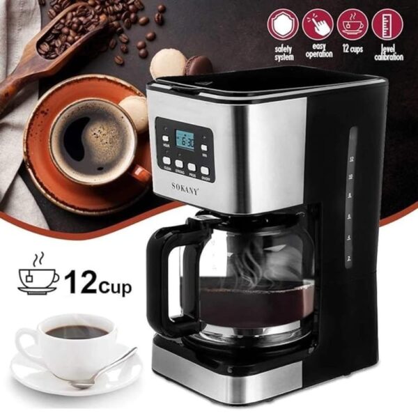 Cafetera SOKANY CM-121E 12 Tazas - Imagen 6