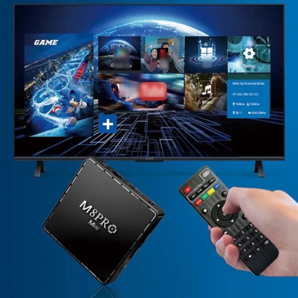 TV BOX y Consola de Juego M8PRO 10K ULTRA HD - Imagen 7