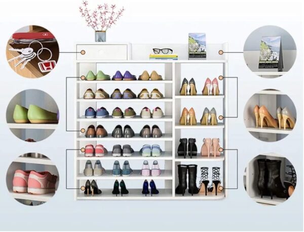 Zapatera con Gaveta y Almacenamiento - Imagen 4
