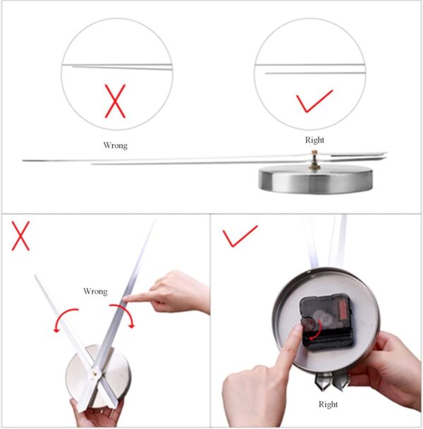 Reloj de Pared 3D DIY con Números Arábigos - Imagen 8