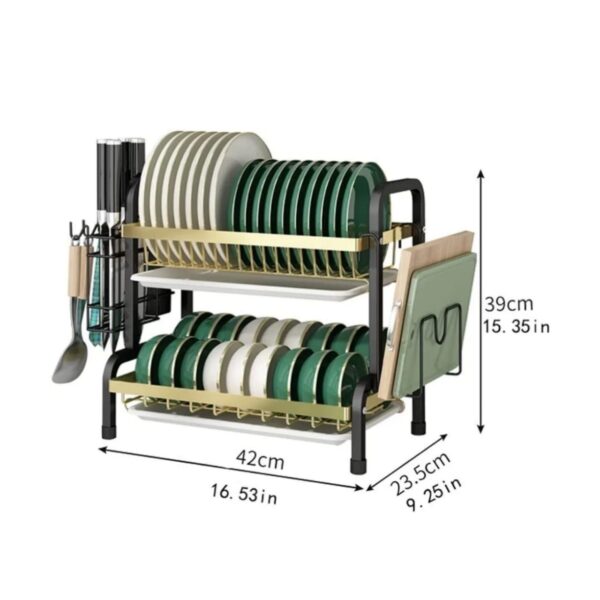 Escurridor para Platos de 2 Niveles - Imagen 2