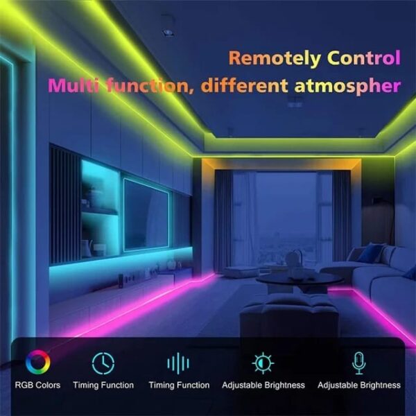 Cinta LED de 5 Metros RGB - Imagen 2
