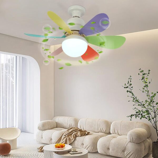 Ventilador de Techo con Luz LED y Control Remoto - Imagen 4