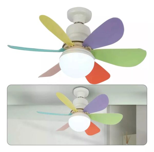 Ventilador de Techo con Luz LED y Control Remoto - Imagen 2