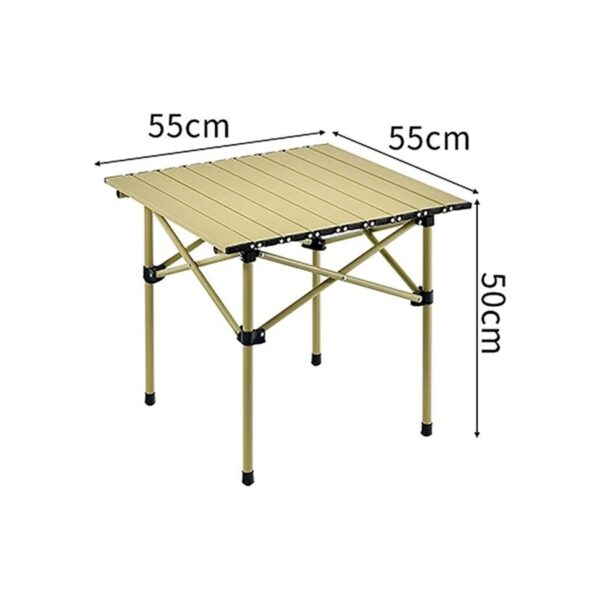 Juego de 4 Sillas y 1 Mesa Plegable para Jardín - Imagen 8