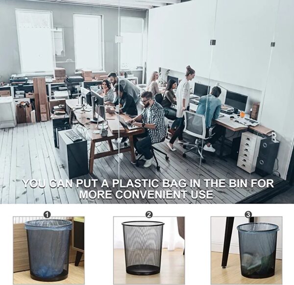 Cesto de Basura Para Oficina (Grande) - Imagen 4