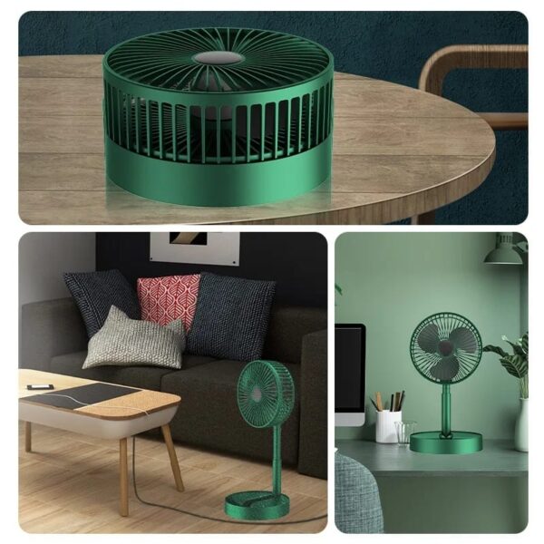 Ventilador Portátil de Escritorio: Frescura en tu Espacio de Trabajo - Imagen 2