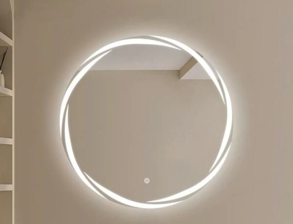 Espejo Decorativo Redondo con Luz LED - Imagen 3