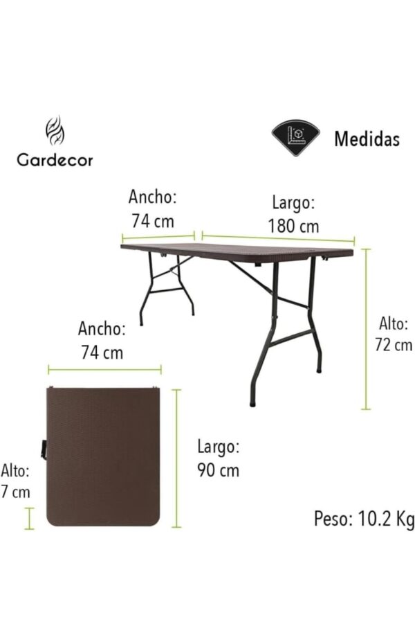 Mesa Plegable 1.8M - Imagen 3