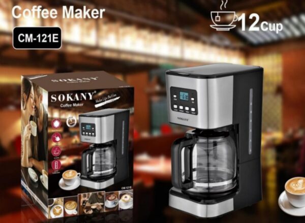 Cafetera *SOKANY* CM-121E 12 Tazas - Imagen 3