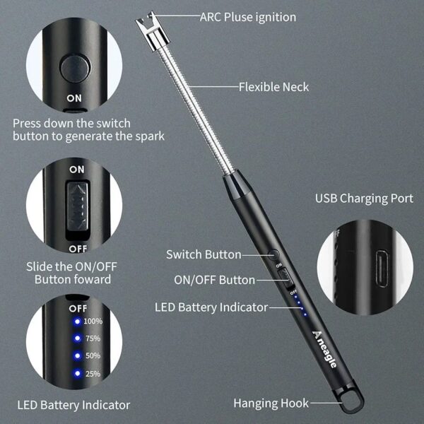 Encendedor Eléctrico USB - Imagen 6